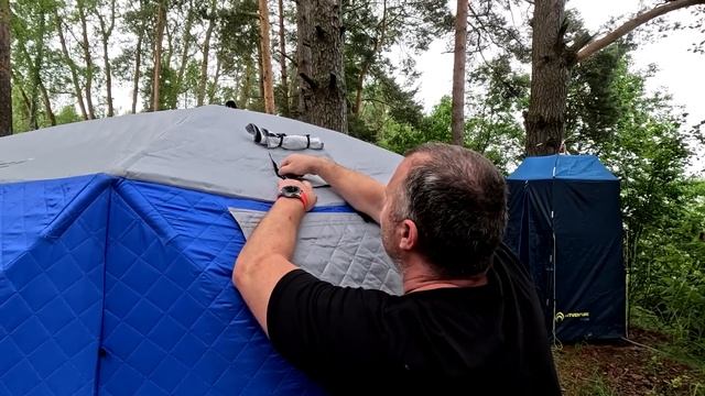 Очередные выходные на природе🏕️. Комфортный кемпинг на берегу озера. Новый помощник НАСОС "GPT"