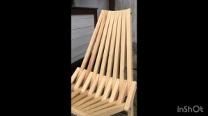 Кресло Шезлонг деревянный Кентукки. Шезлонг из дерева. Кресло раскладное для отдыха