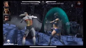 Бой с Боссом Скорбная Китана в режиме ИСПЫТАНИЕ