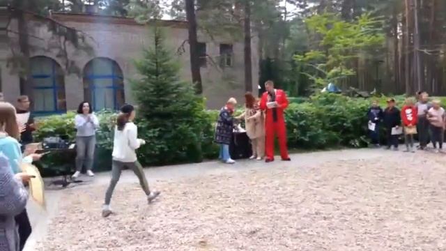 Детский лагерь Искра 2 смена 2020 г. Торжественная линейка. Закрытие 2 смены. Все отряды. (C)UNOSTM