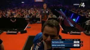 PDC Czech Darts Open 2022 Round 1 Ted Evetts vs Adrian Lewis 2022 05 13 HUN