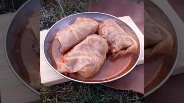 Голубцы фаршированные мясом и рисом в томатном соусе (в консервной банке). produktyvpohod.ru