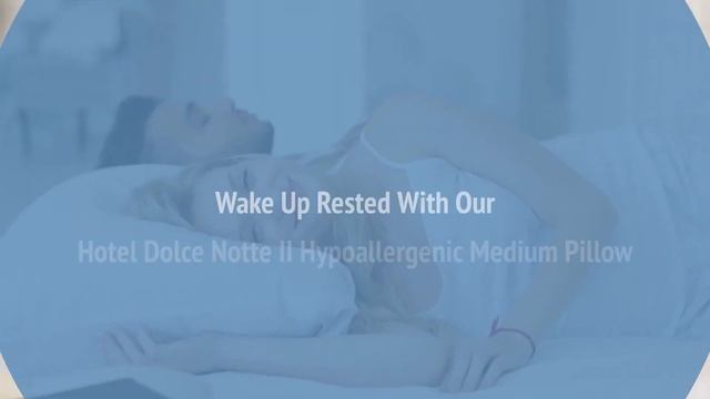 Dolce Notte II Hypoallergenic Side Sleeper Pillow by Sobel Westex смотреть онлайн