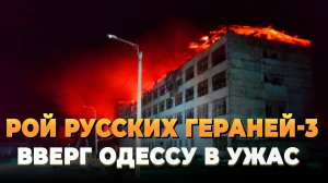 Новости СВО 2025 - Рой Гераней-3 вверг Одессу в ужас