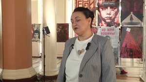 Выставка патриотического плаката  "Маленькие герои большой войны"