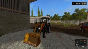 Farming Simulator 2017. КОЛХОЗ ИМ. МИЧУРИНА. Трактор Беларус МТЗ-82.1 Прицеп  2ПТС4.