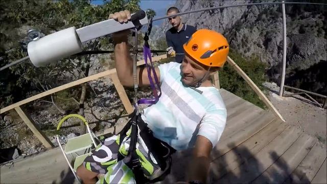 Zip Line Njeguši Montenegro зиплайн Черногория смотреть онлайн