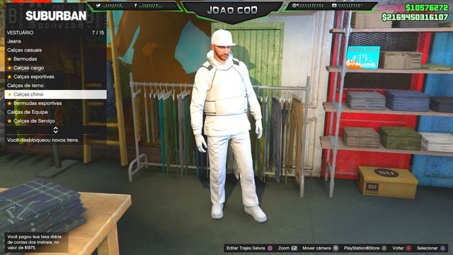 GTA V ONLINE TRAJE DA SEMANA NOVA GERACAO (MODDED OUTFIT SOLO NO TRANSFER)