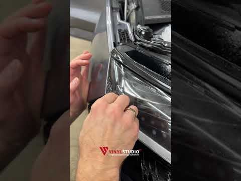 Инструкция по оклейке фар BYD Song Plus в защитную пленку смотреть онлайн