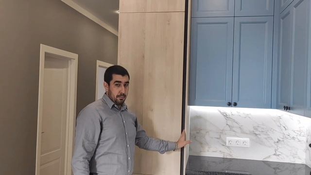 Кухня- гостиная с тв зоной. Мебель на заказ.#кухня #мебель #твзона #кухняназаказ смотреть онлайн