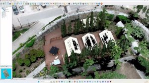 Парк-отель Московский (с.Малореченское) 3d облако точек полученное фотограмметрическим методом