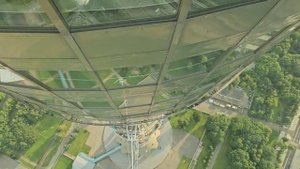 Останкинская башня. Вид изнутри. Поднимаемся на высоту 337 метров, ужин в ресторане "Седьмое небо"