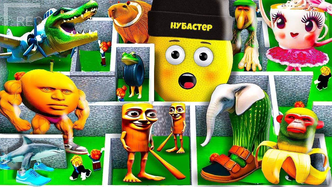 ЛАБИРИНТ МЕМОВ БРЕЙНРОТ в ROBLOX!