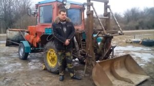 погрузчик (кун) на заднюю навеску