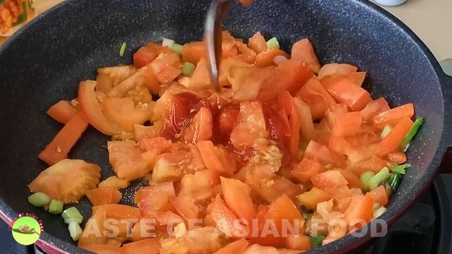 Tomato eggs - How to cook (Easy Chinese recipe)