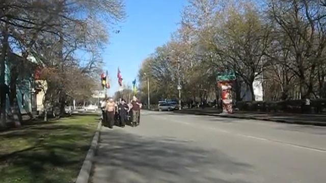 Русская пробежка Новый год 2013 Феодосия часть 1 смотреть онлайн