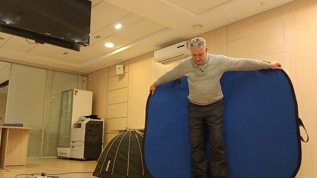 Как быстро собрать фото фон, отражатель на пружине. смотреть онлайн