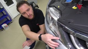 Как оклеить Geely Atlas антигравийной защитой.