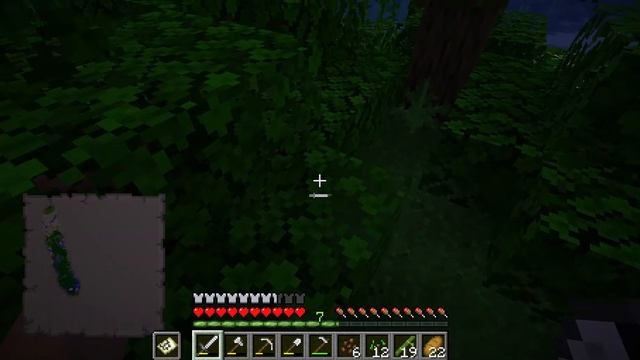 Выживание Майнкрафт- 7 серия Нашол джунгли и попугая смотреть онлайн