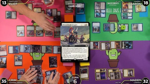 UPGRADED Lost Caverns of Ixalan Precon Gameplay | Beckett Brass VS Hakbal VS Pantlaza VS Carmen