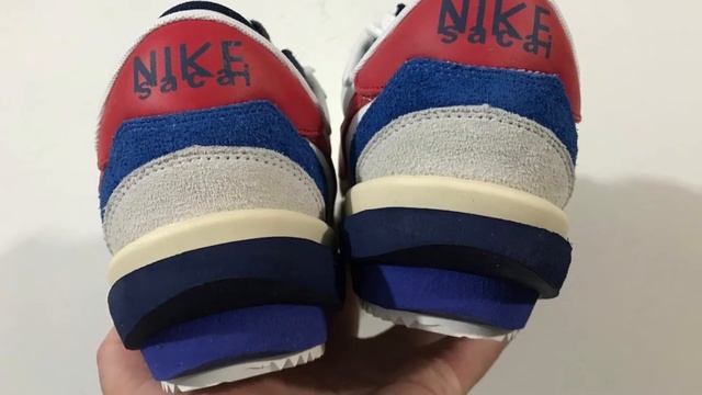 In Hand Look at the sacai x Nike Cortez смотреть онлайн