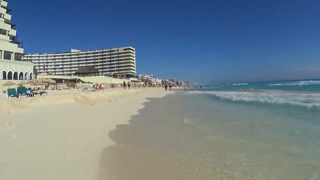 Пляж Канкуна, Мексика, январь 2018. смотреть онлайн