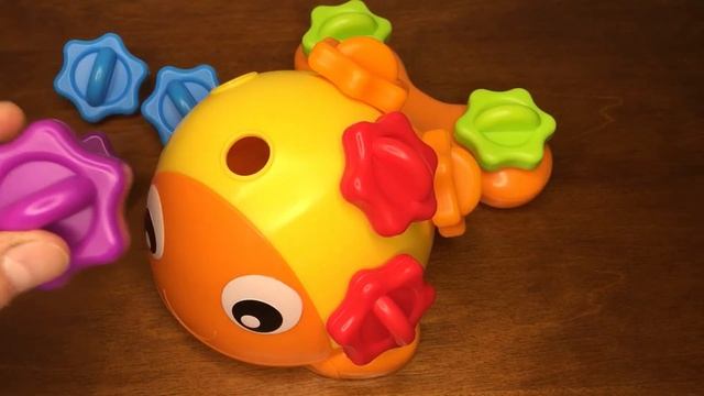 Finn the Fine Motor Fish (Putting Colored Stars On )