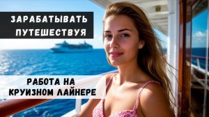 Путешествовать и зарабатывать, работа на круизном лайнере