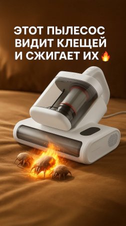 Этот Пылесос Находит и Уничтожает 99.9% Клещей На Вашем Матрасе!
