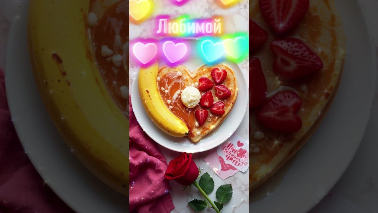 Ты это знаешь! ❤️КАК ПОДЕЛИМ банан и клубничку, любимая? #признание #песня #открытка смотреть онлайн