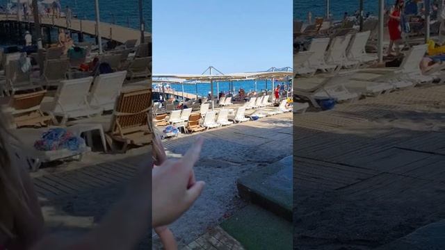 Обзор отеля Transatlantik hotel snd spa. Kemer. 1часть: Берег и пирс. смотреть онлайн