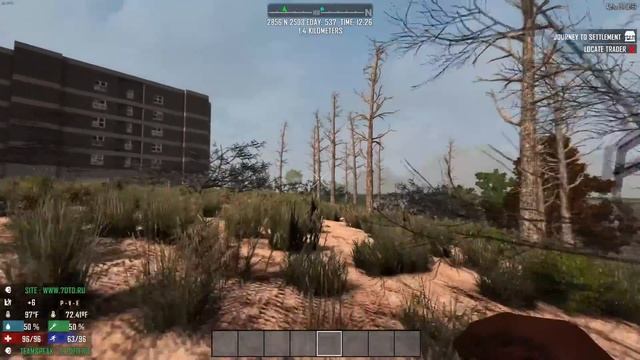 7 Days to Die (Поход за посылкой и кладом часть 2)  Встреча с медведем