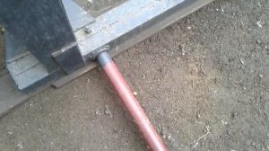 Самодельные рулонные вилы на погрузчик СибДорСельМаш.