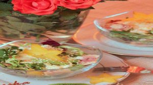 Салат с форелью Праздник вкуса