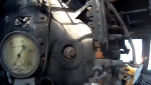 В будке паровоза Л-4620