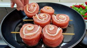Идеальное блюдо для любого случая, мясные рулетики! Приготовьте блюдо, которое покорило миллионы!