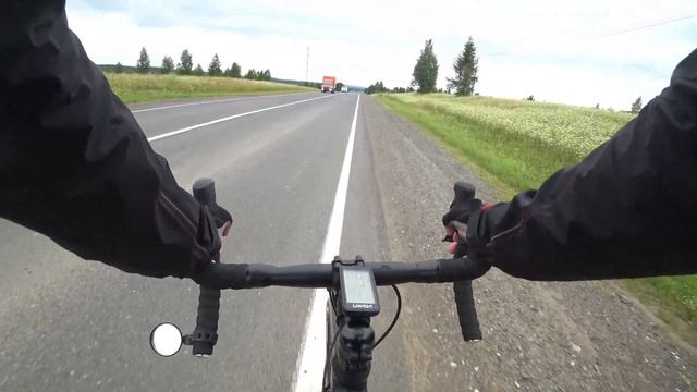 Пермь - Усть-качка - Пермь, 90 км, велопутешествие дальняк встречный ветер, пасмурно, пермский кра смотреть онлайн