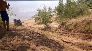 Песчаный подъем на Волге в Курумоче