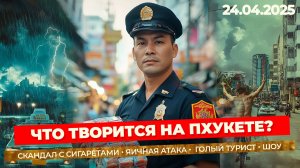 ПХУКЕТ В ШОКЕ: Сигаретный скандал, яичные атаки и обнажённый турист | Новости и события апреля 2025