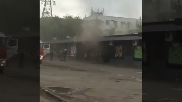 В Невинномысске горело кафе-гиро