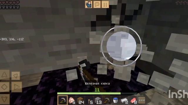 Майнкрафт, но это выживание зимой (#4) я сделал портал в ад! Даниил Майнкрафт! смотреть онлайн