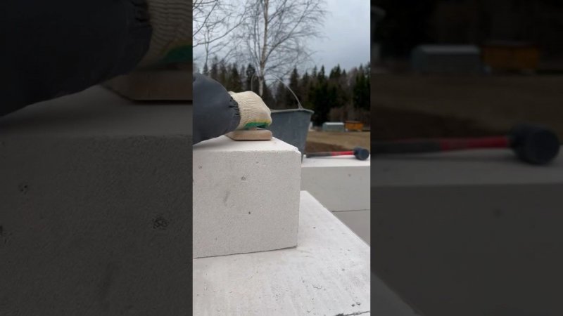 Строим дом из ГАЗОБЛОКА #газоблок #газоблоки #газобетонныйдом #газобетон #строительнаякомпания #дом