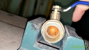 Нет воды - сломался шаровой кран