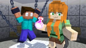 У меня появилась сумасшедшая сестра - майнкрафт анимация