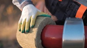 Монтаж отводов в оцинкованной оболочке