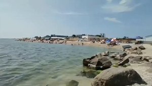 Бердянская коса.Пляж Нибас.