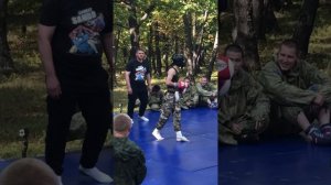Карате на открытом воздухе