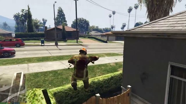 GTA 5 MODS: FlameThrower New weapon Mod Gameplay video