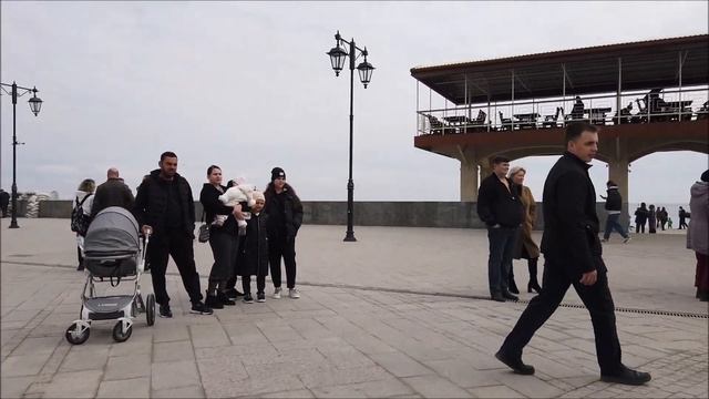 Крым Евпатория Набережная имТерешковой открыта