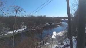небольшой обзор на реку Лала. пгт.Лальск. Апрель 2025